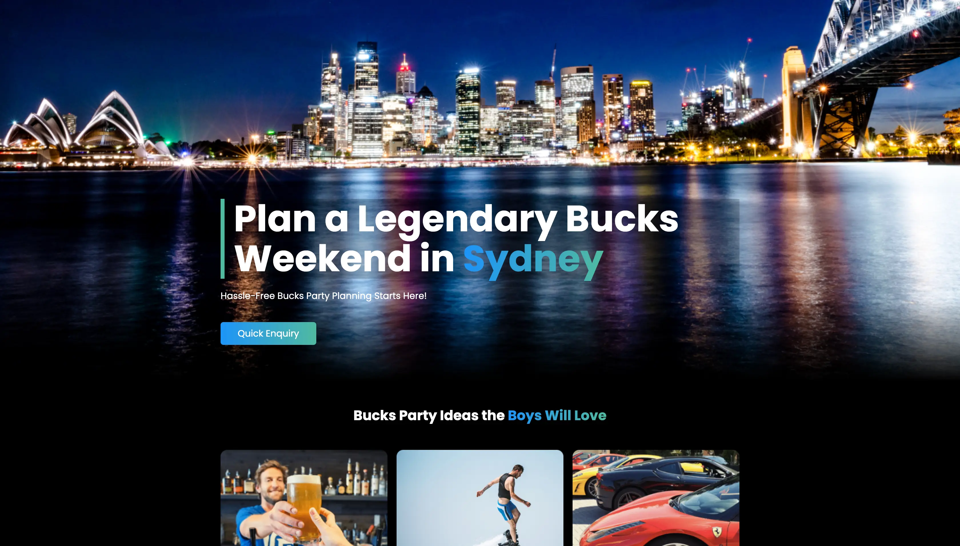 3WH Boosts OzParty's Bucks Bookings by 36%